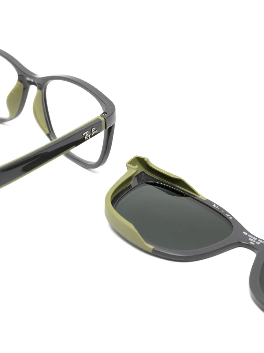 RAY-BAN JUNIOR Bril met rechthoekig montuur Grijs