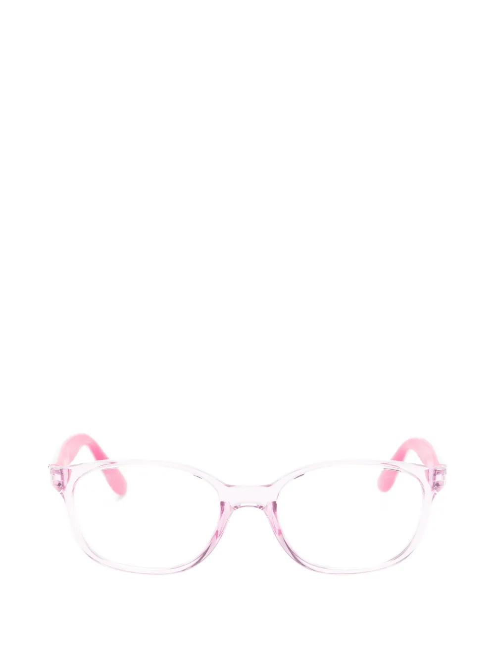 RAY-BAN JUNIOR rectangle-frame glasses - Rosa