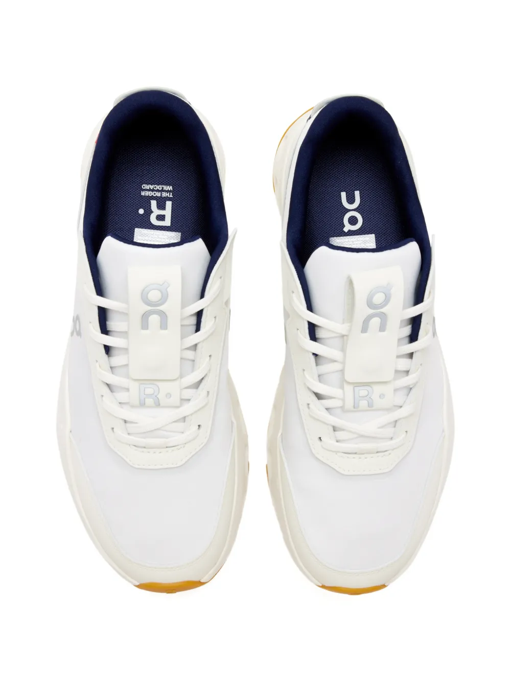 On Sneakers met vlakken Wit