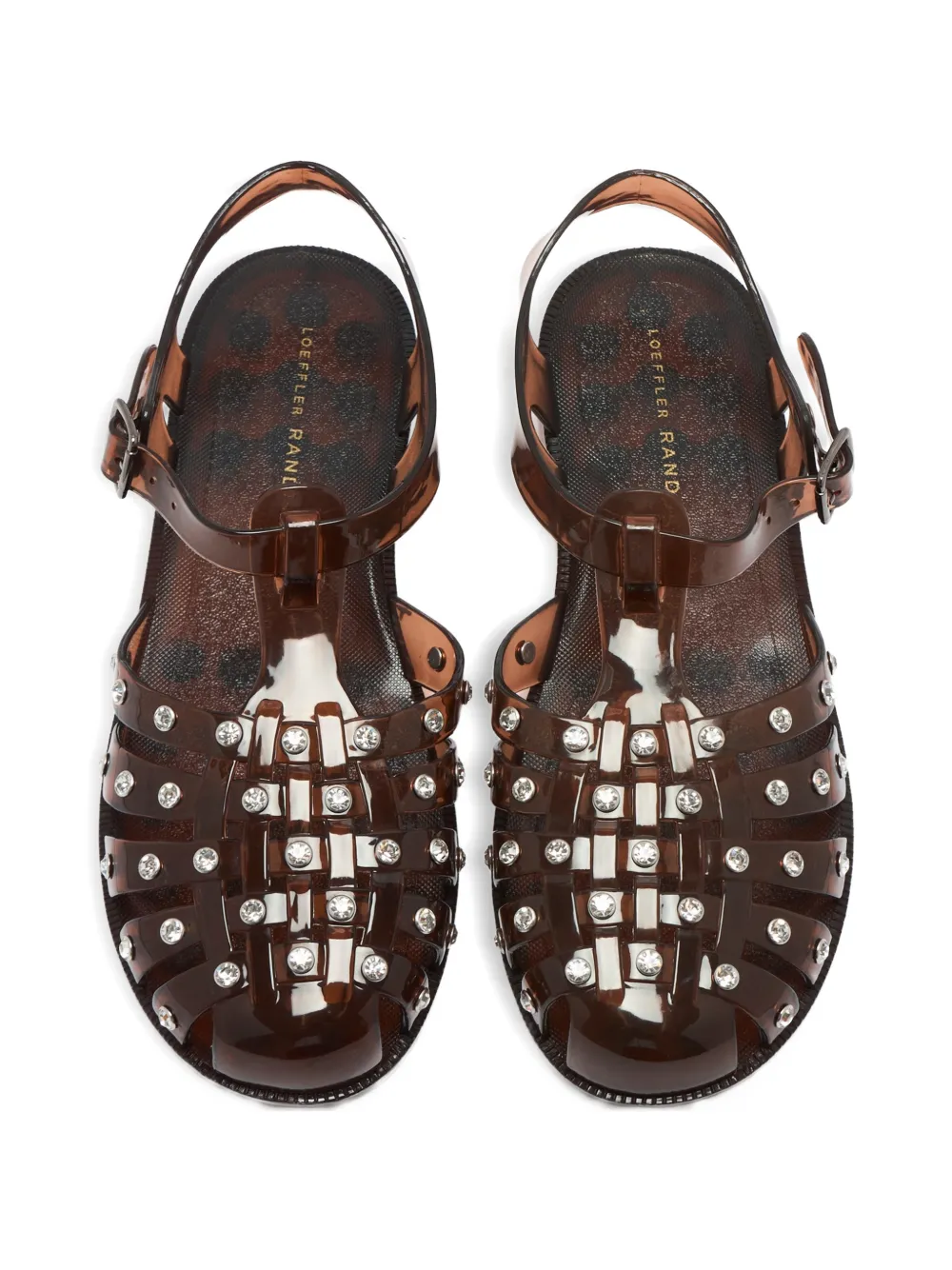 Loeffler Randall Rhys caged sandals Bruin