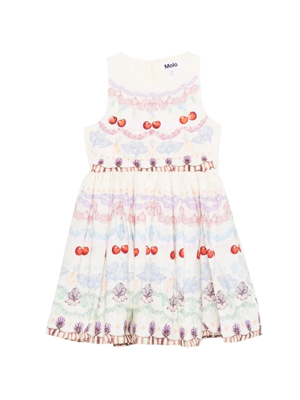 Molo Caisi cherry-print dress | Neutrals | Image 1
