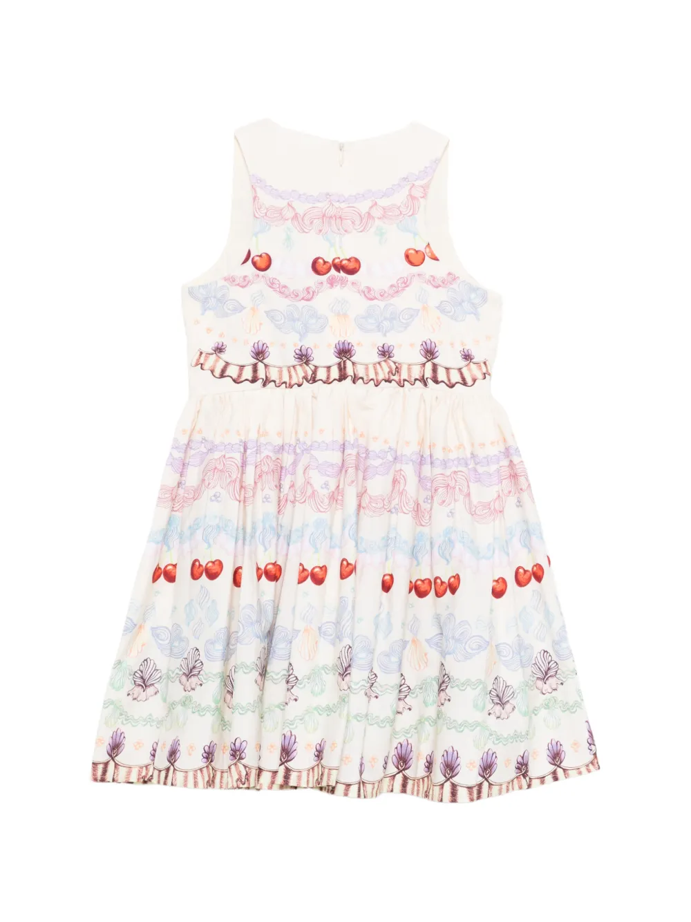  Molo Caisi Cherry-print Dress - Neutrals 