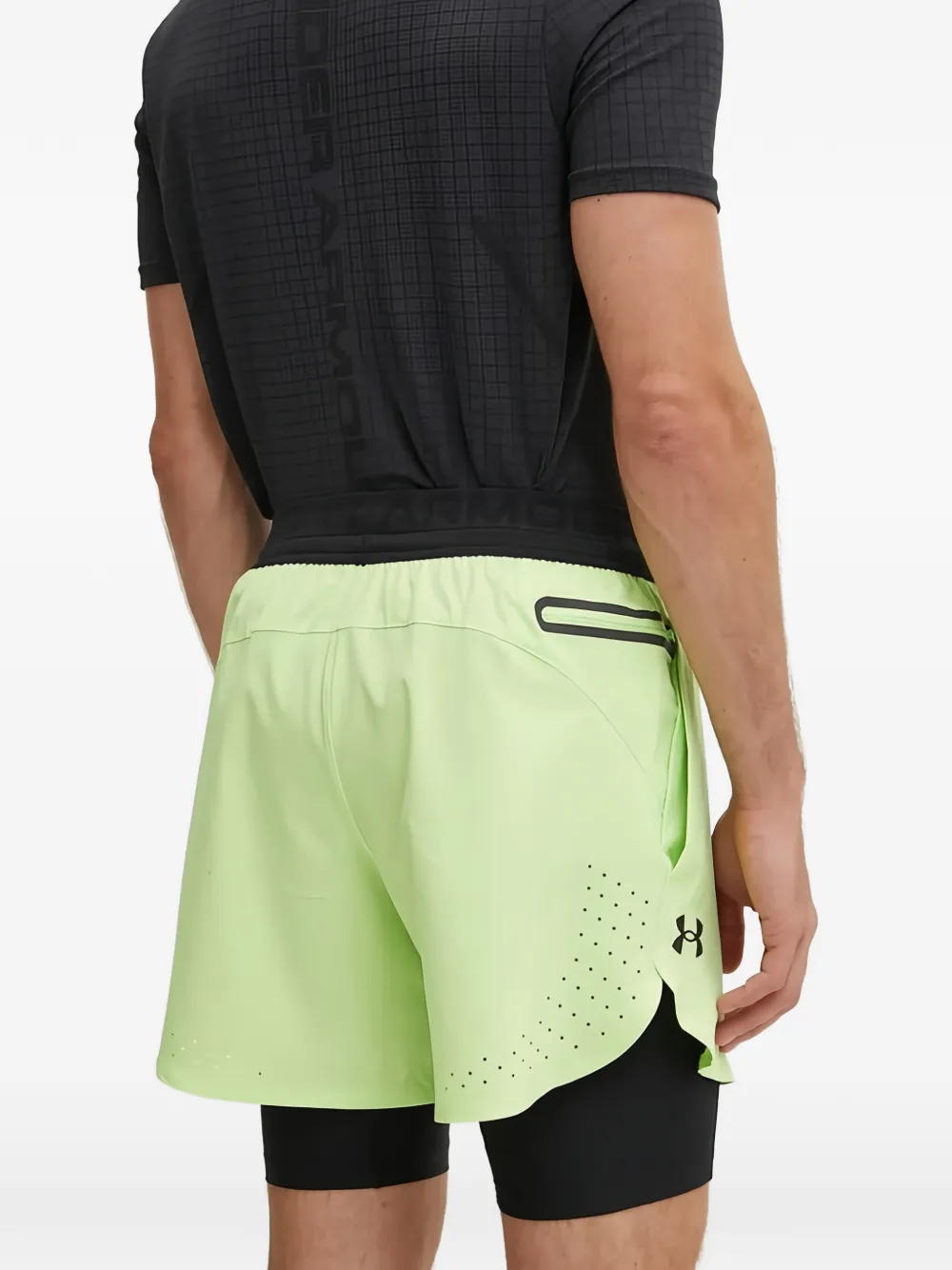 Under Armour UA Vanish Elite shorts met geperforeerd logo Groen