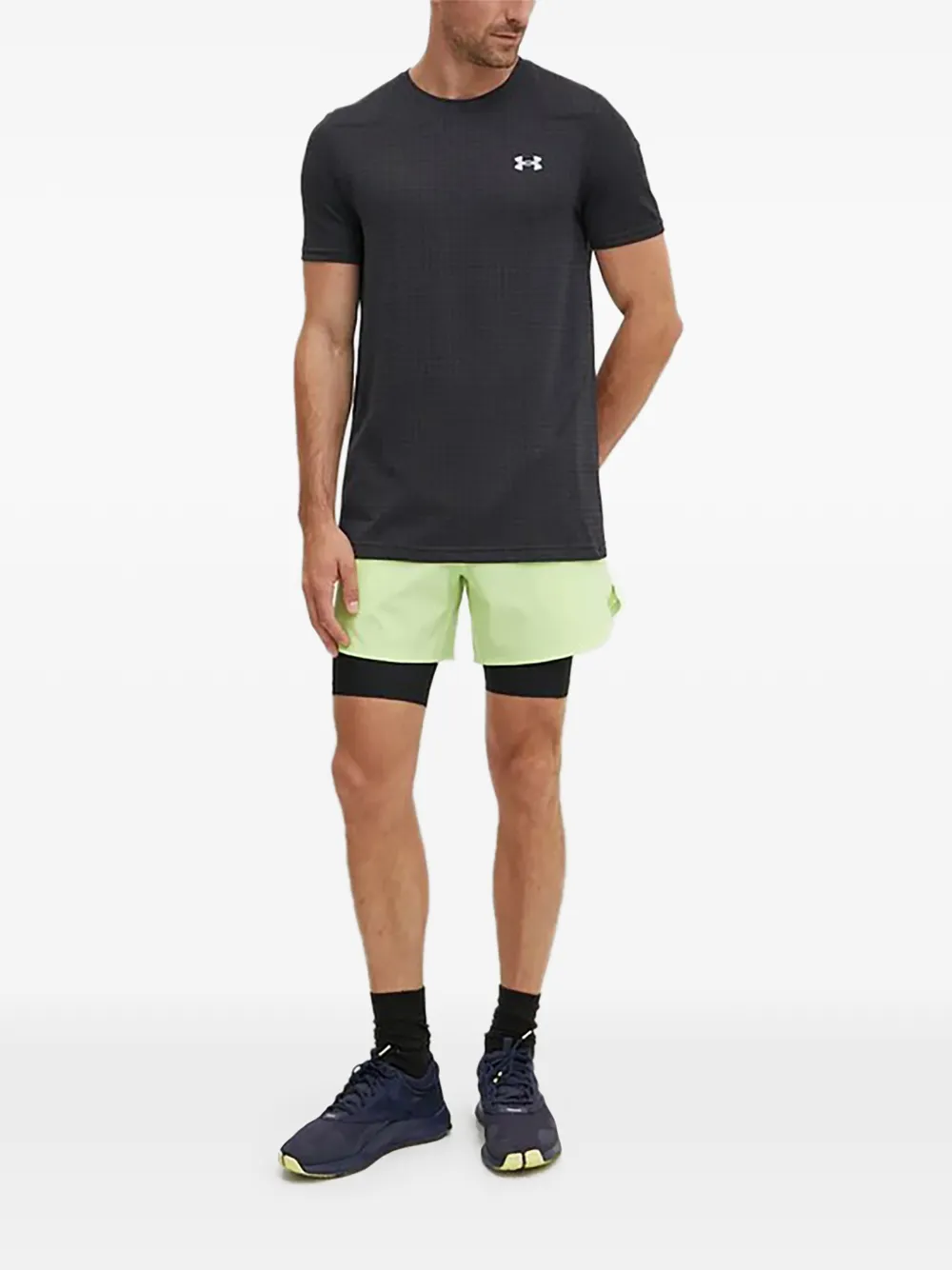 Under Armour UA Vanish Elite perforated logo shorts - Verde