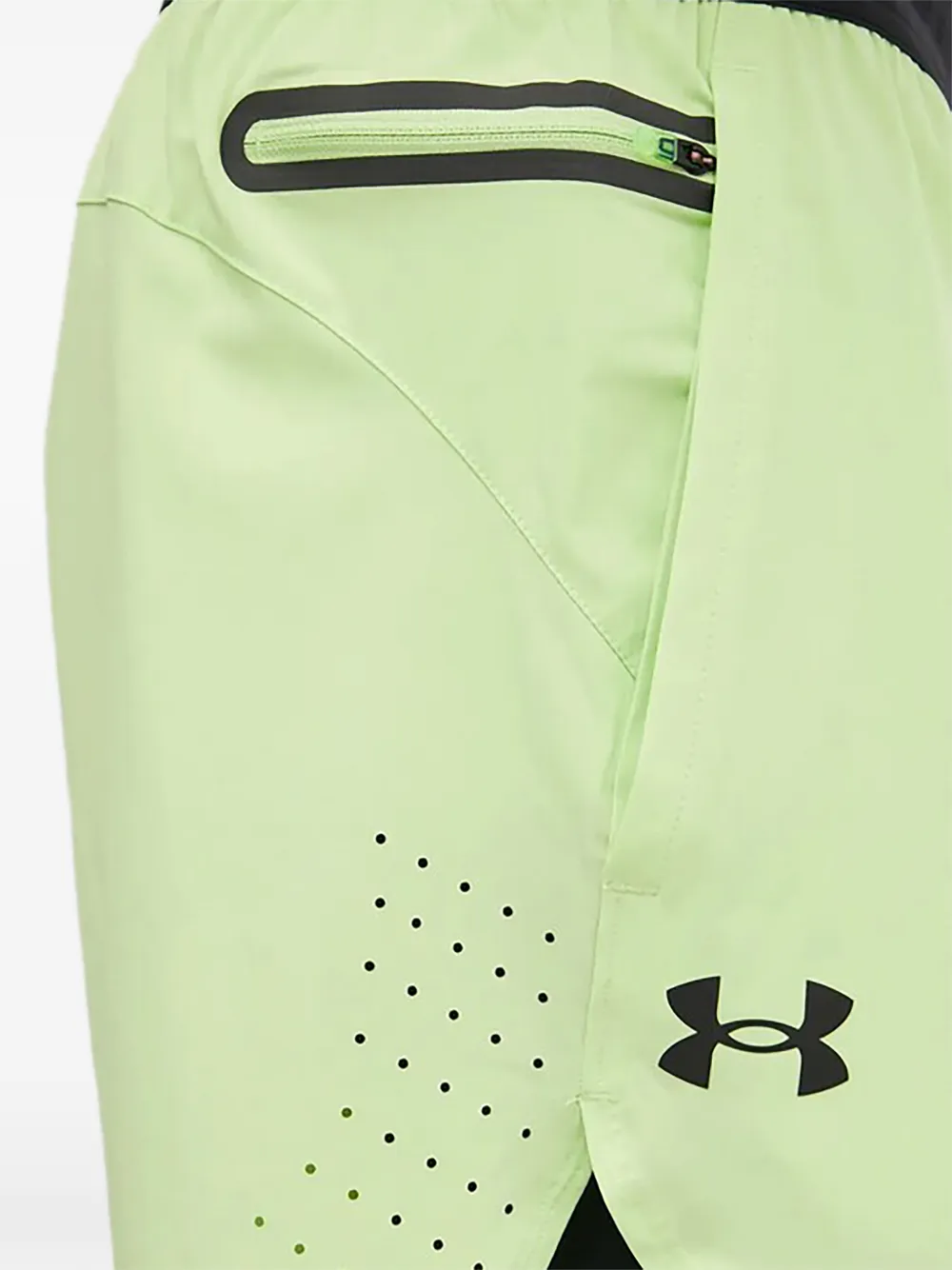 Under Armour UA Vanish Elite shorts met geperforeerd logo Groen
