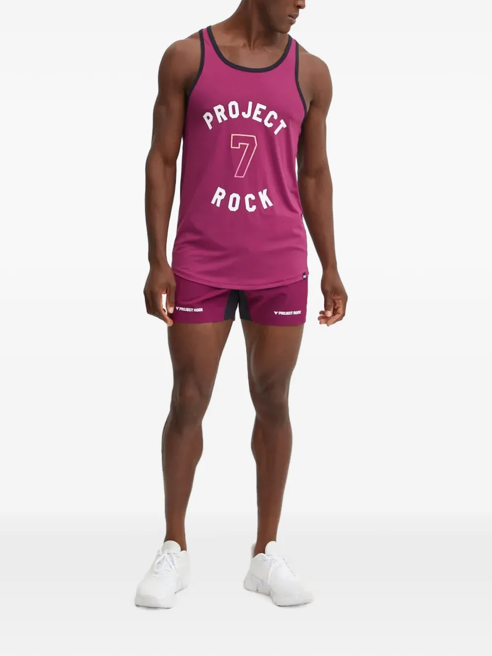 Under Armour Project Rock tank top Paars