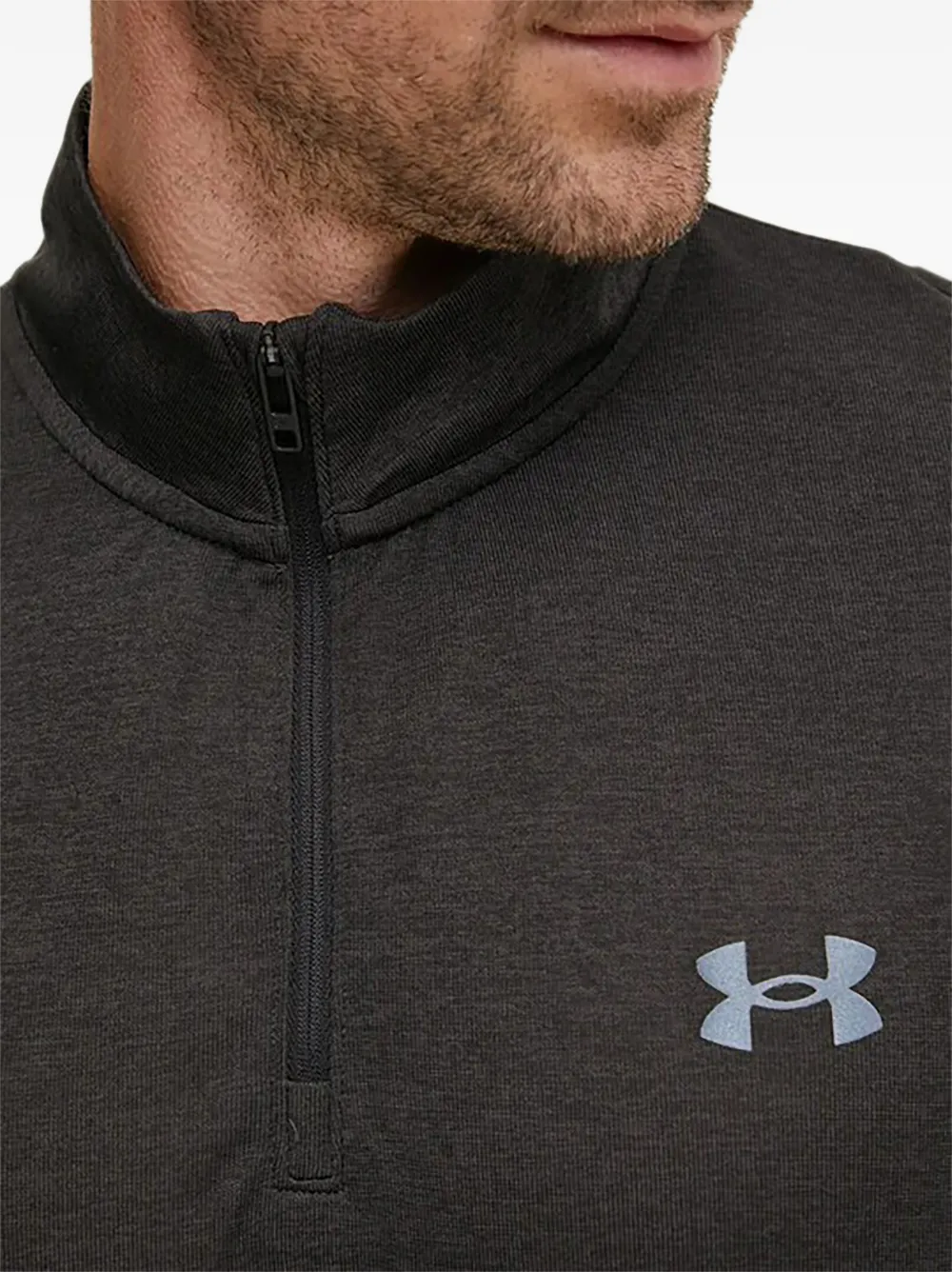 Under Armour Sweater met opstaande hals en rits Grijs
