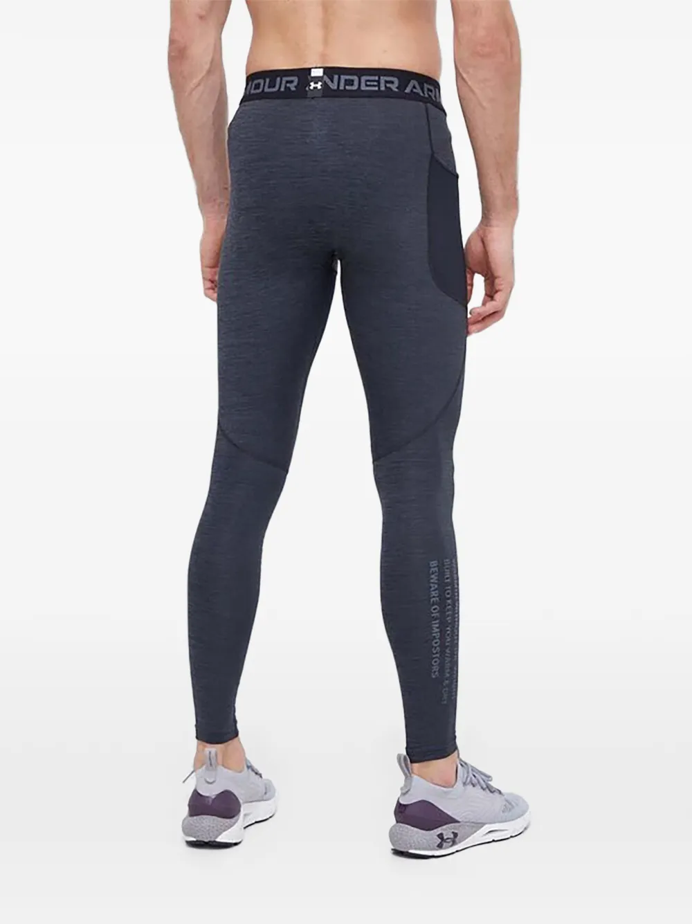 Under Armour Broek met vlakken Grijs