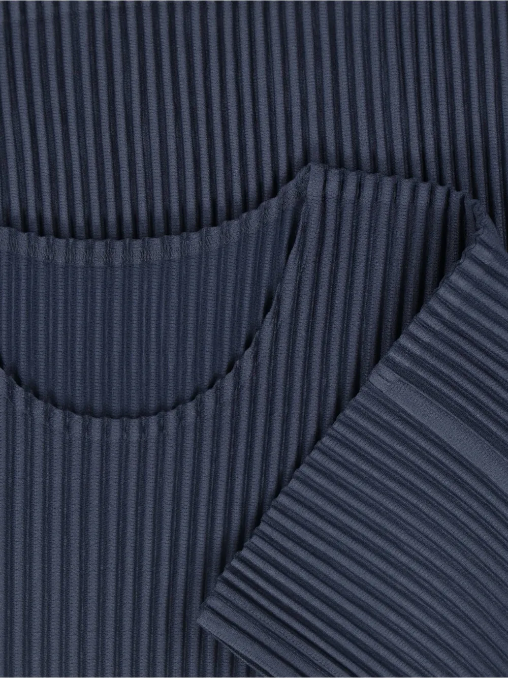 Homme Plissé Issey Miyake Geplooid T-shirt Blauw
