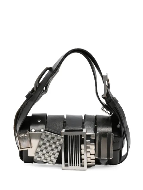 HODAKOVA buckle-embellished woven tote bag