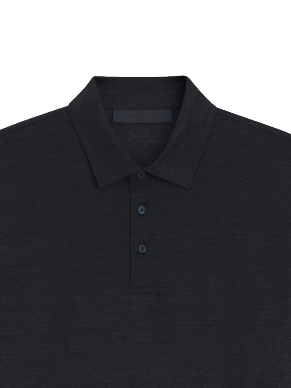 BOSS Paris poloshirt met knopen Zwart