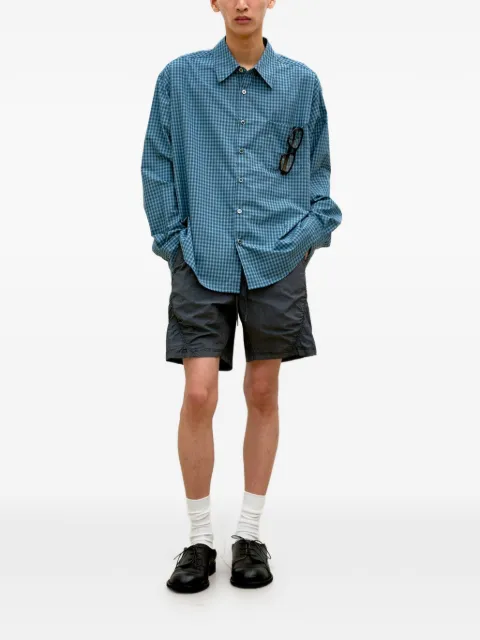 COOR check-print shirt