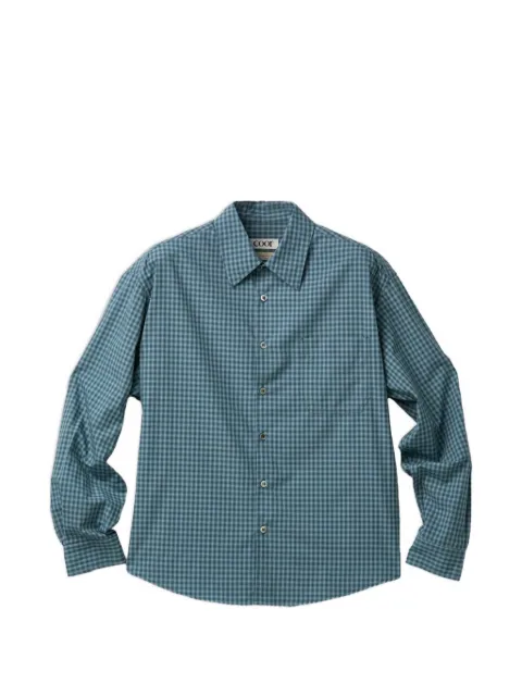 COOR check-print shirt