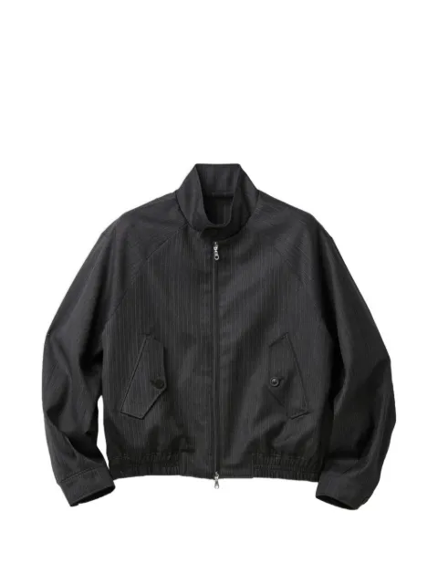 COOR striped harrington jacket