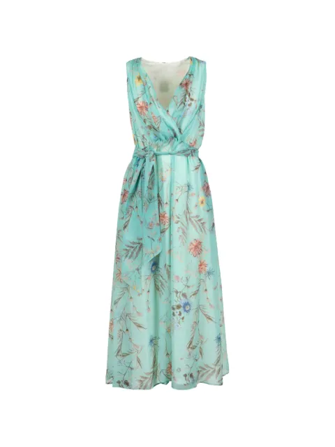 Eleventy floral-print midi dress