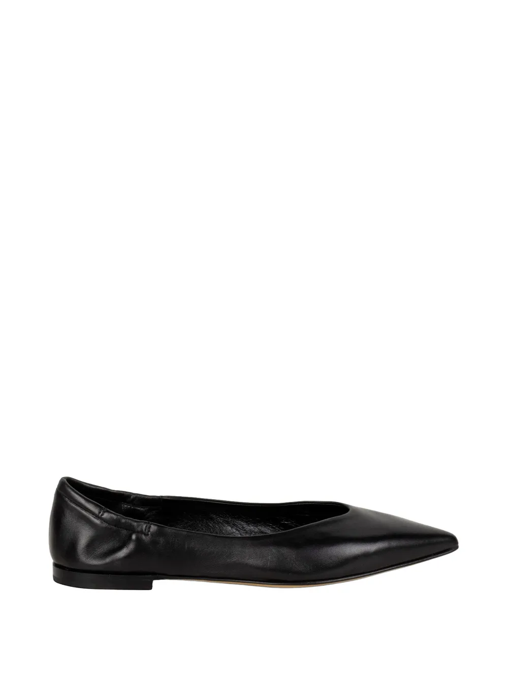 Pomme D´Or pointed-toe flat pumps Zwart