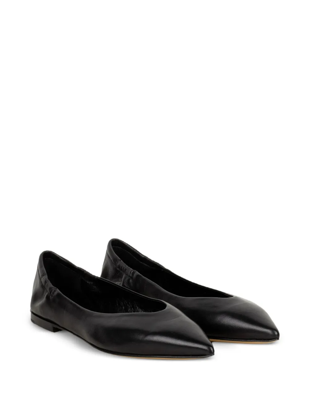  Pomme D´or Pointed-toe Flat Pumps - Black 