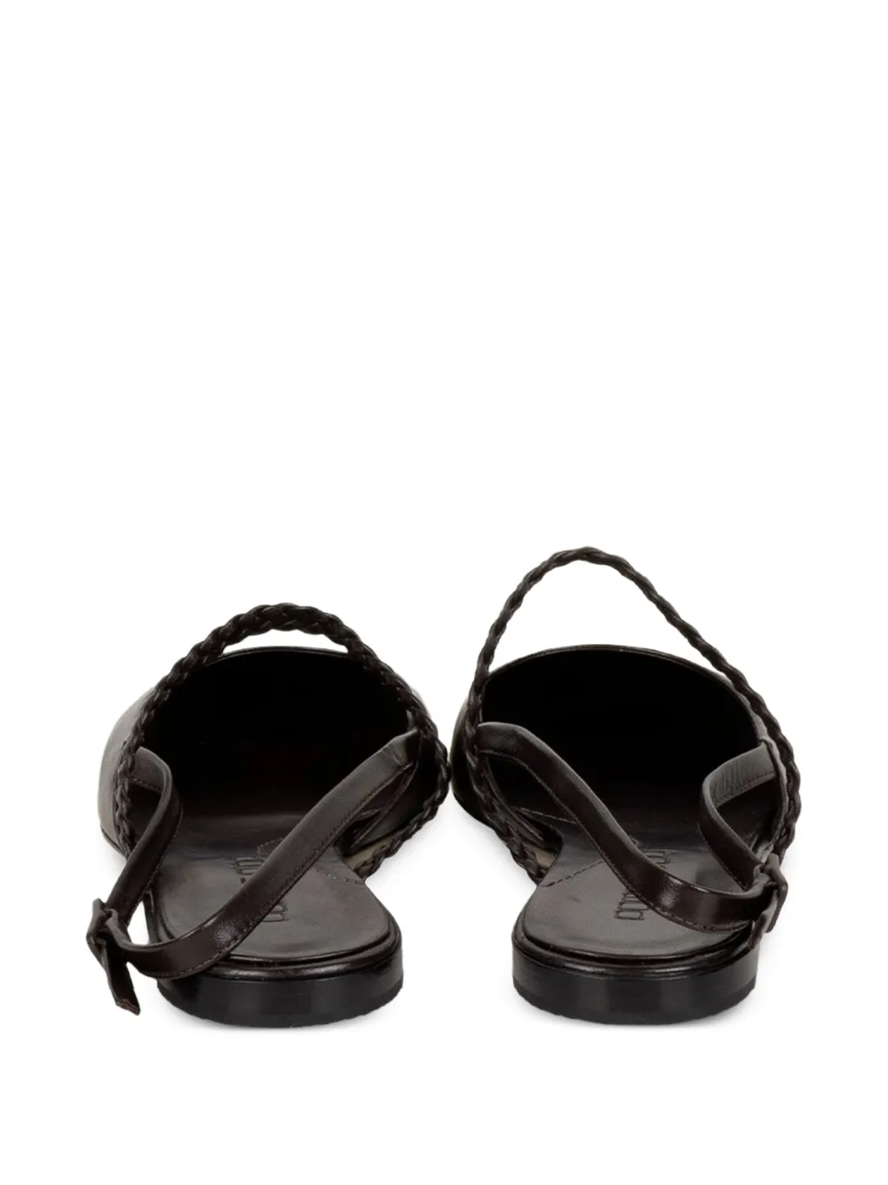  Pomme D´or Braided-strap Flat Pumps - Brown 