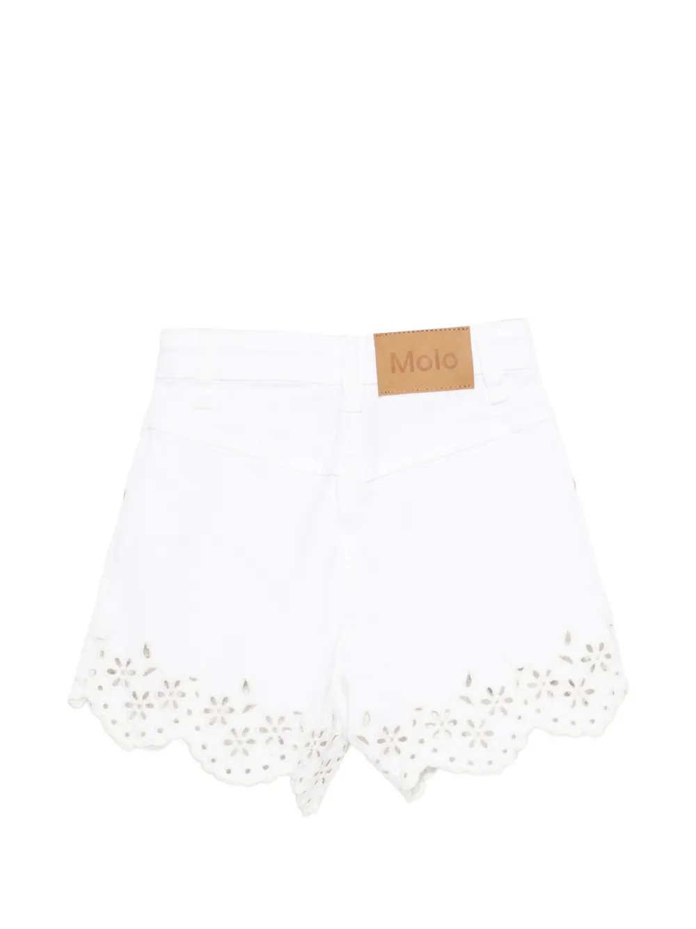 Molo Adalyn shorts met ringlets Wit
