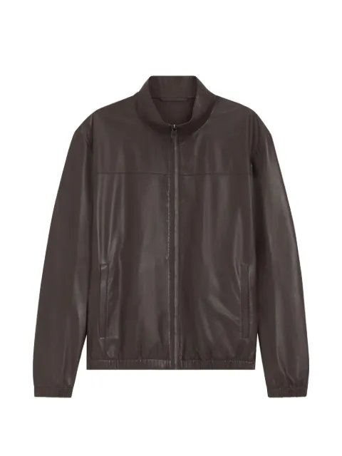 BOSS zip-up leather jacket