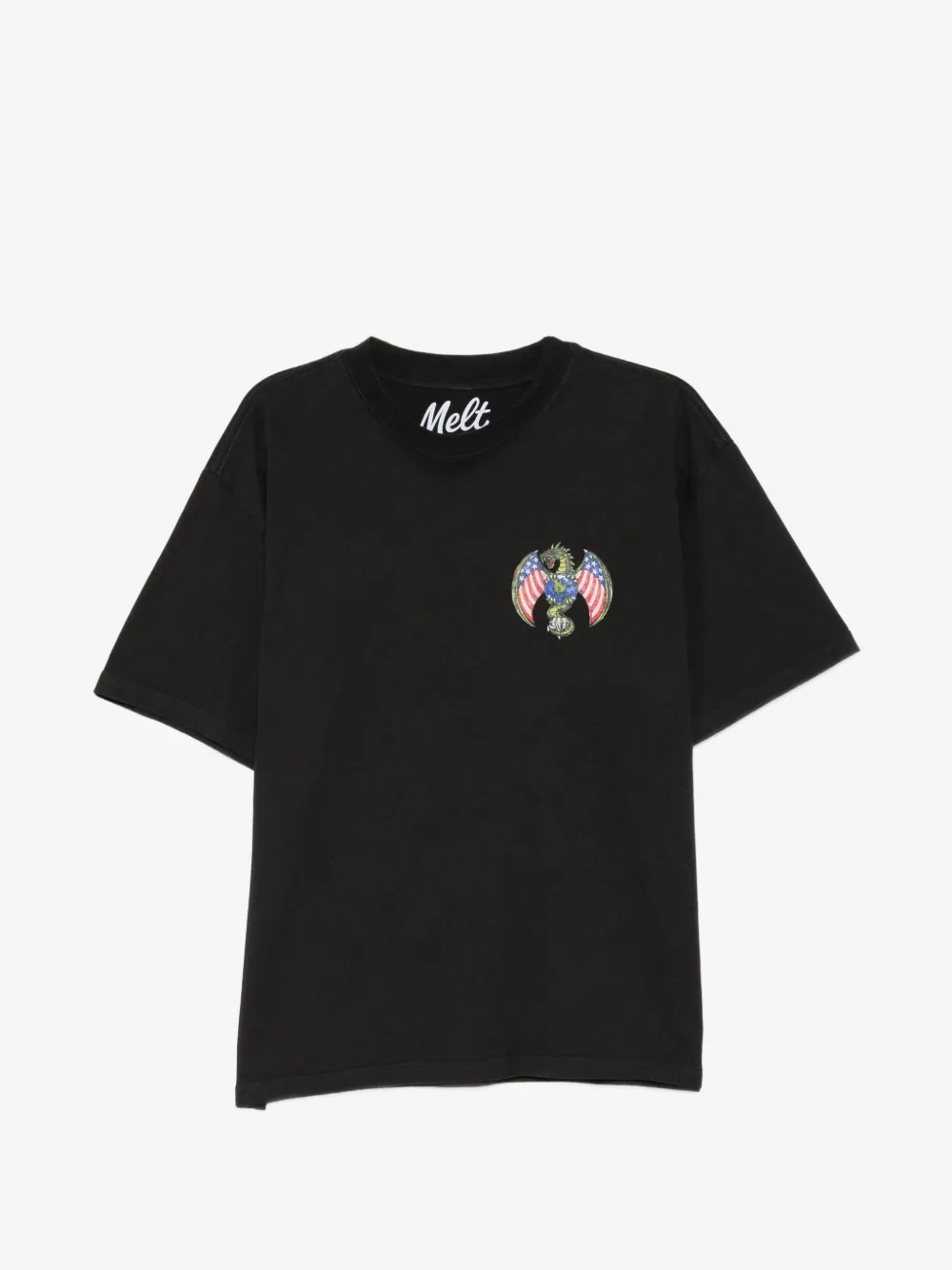 Melt dragon-print T-shirt | Black | Image 1