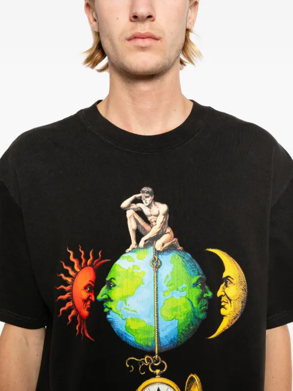 NEAU Tシャツ　Melt Tee Melt グラフィック Tシャツ | ブラック | FARFETCH JP