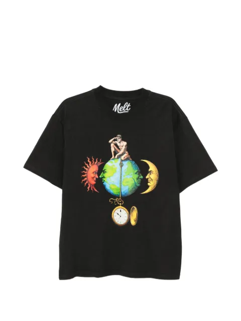 Melt graphic-print T-shirt
