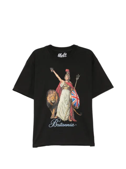Melt graphic-print T-shirt