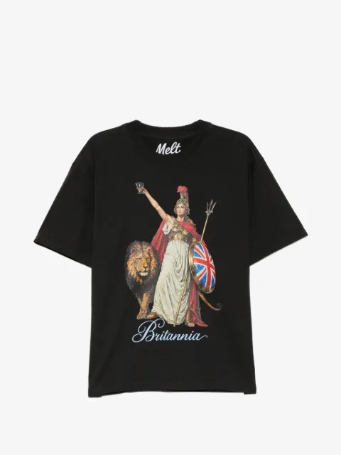 Melt playera con estampado gráfico