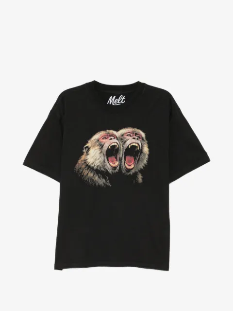Melt playera con mono estampado