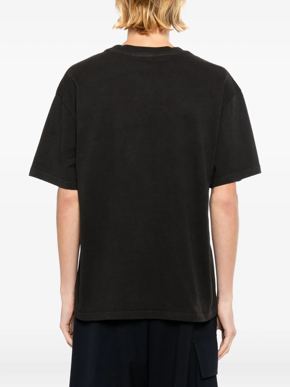 Melt T-shirt met grafische print Zwart