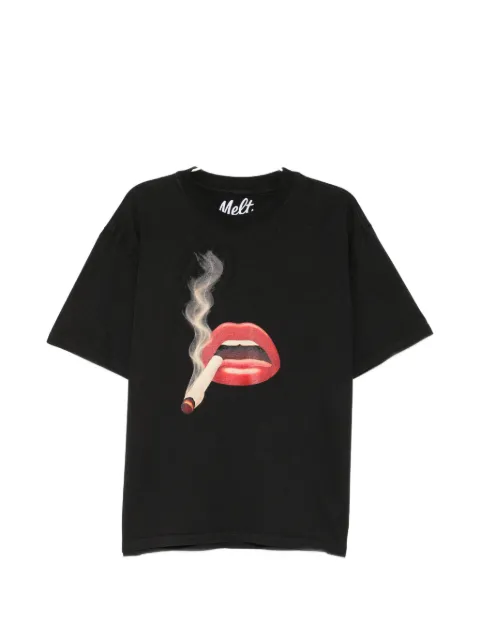 Melt cigar-print T-shirt