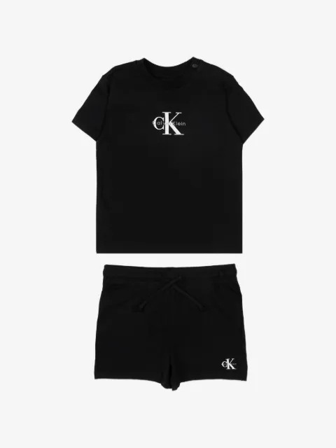 Calvin Klein Kids logo-print baby set