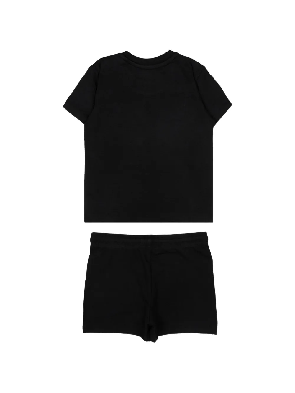 Calvin Klein Kids Romper en slabbetje met logo Zwart