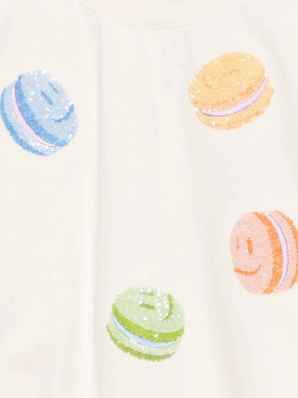  Molo Marge Macaron-embellished Sweatshirt - Neutrals 