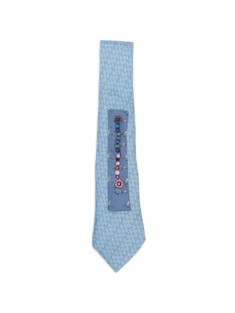 A.N.G.E.L.O. Vintage Upcycling x Stefania Bertoni customised Hermés silk tie