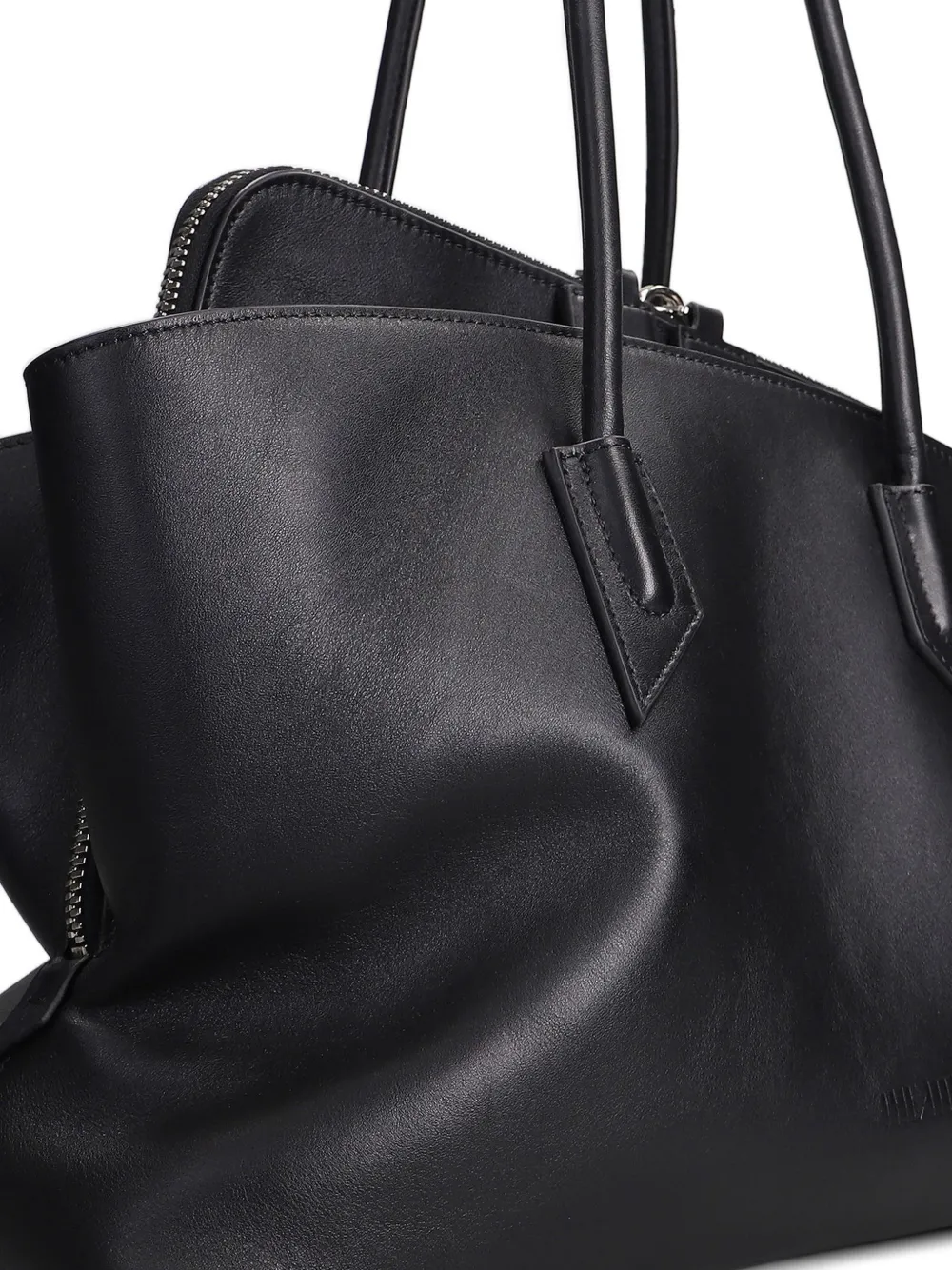 The Attico Medium La Passeggiata tas met handvat Zwart
