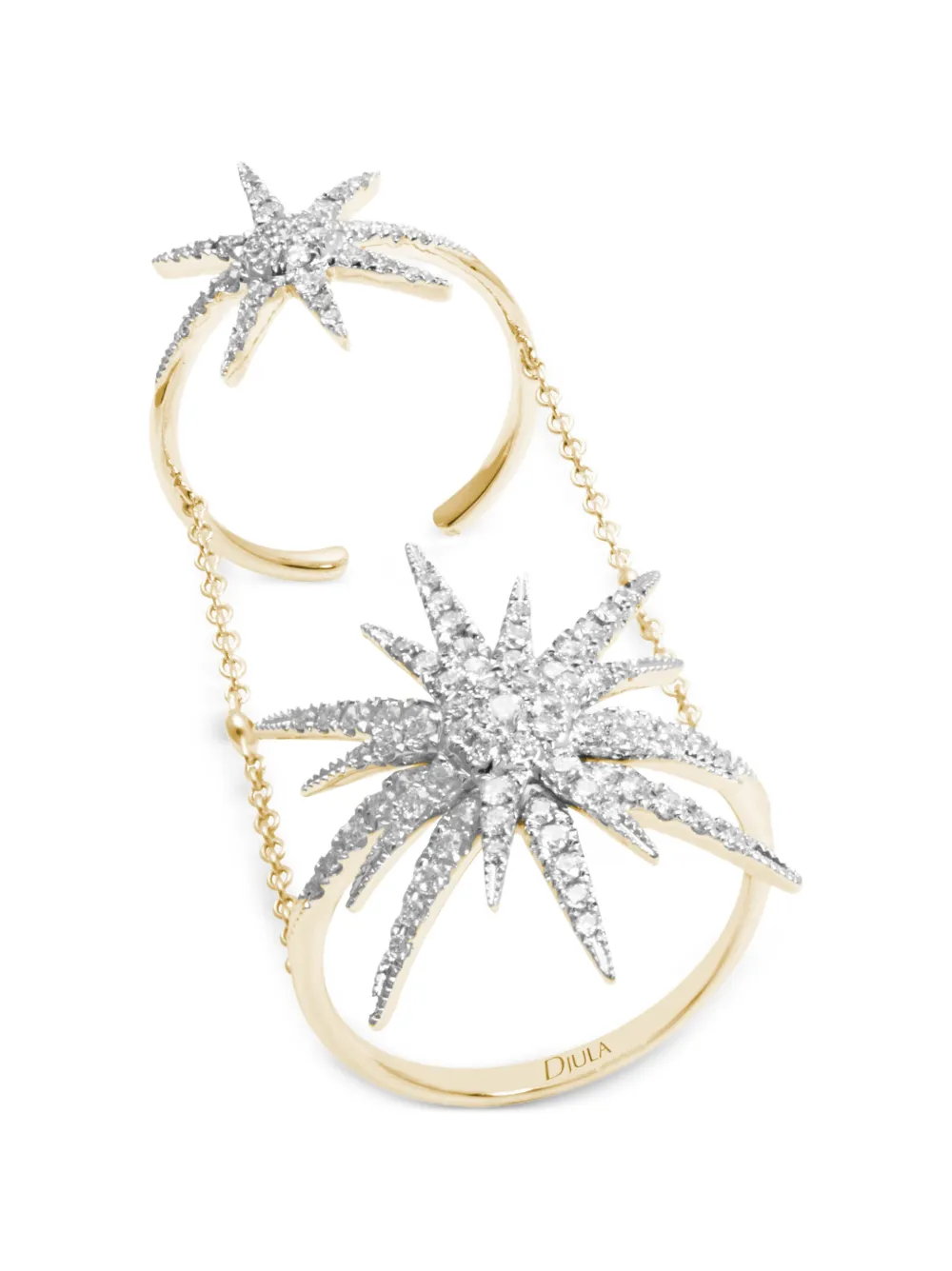 Djula Anello Soleil con diamanti - Oro