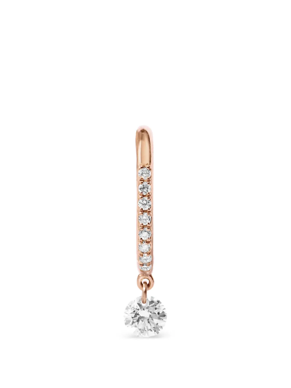  Djula Piercing De Aro Gypsy Con Diamantes - Rosa 