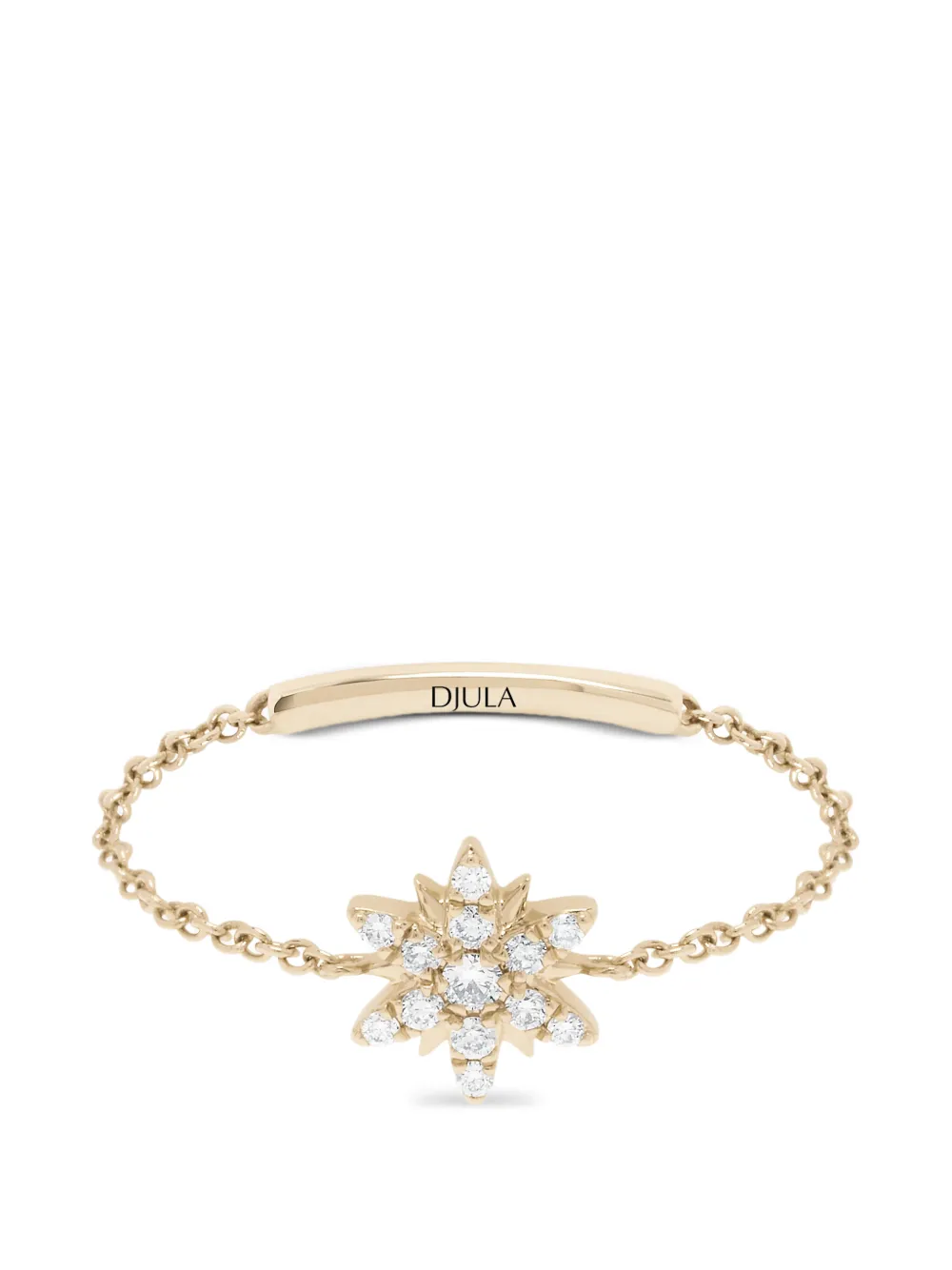 Djula Anello a catena Magic Touch Sun - Oro