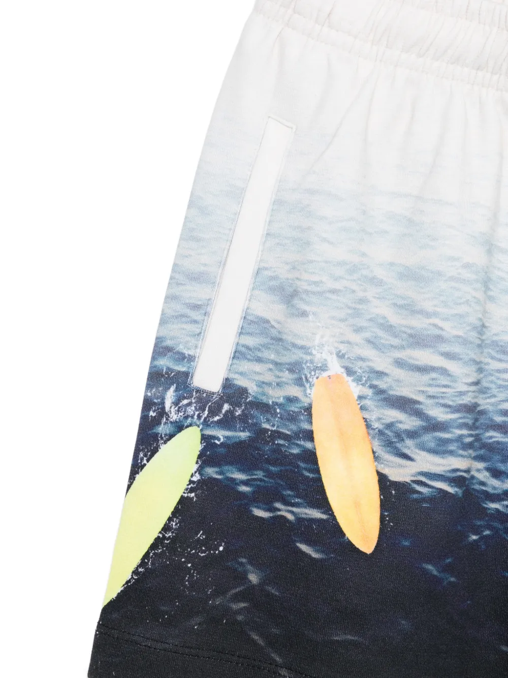 Molo Shorts met print Blauw