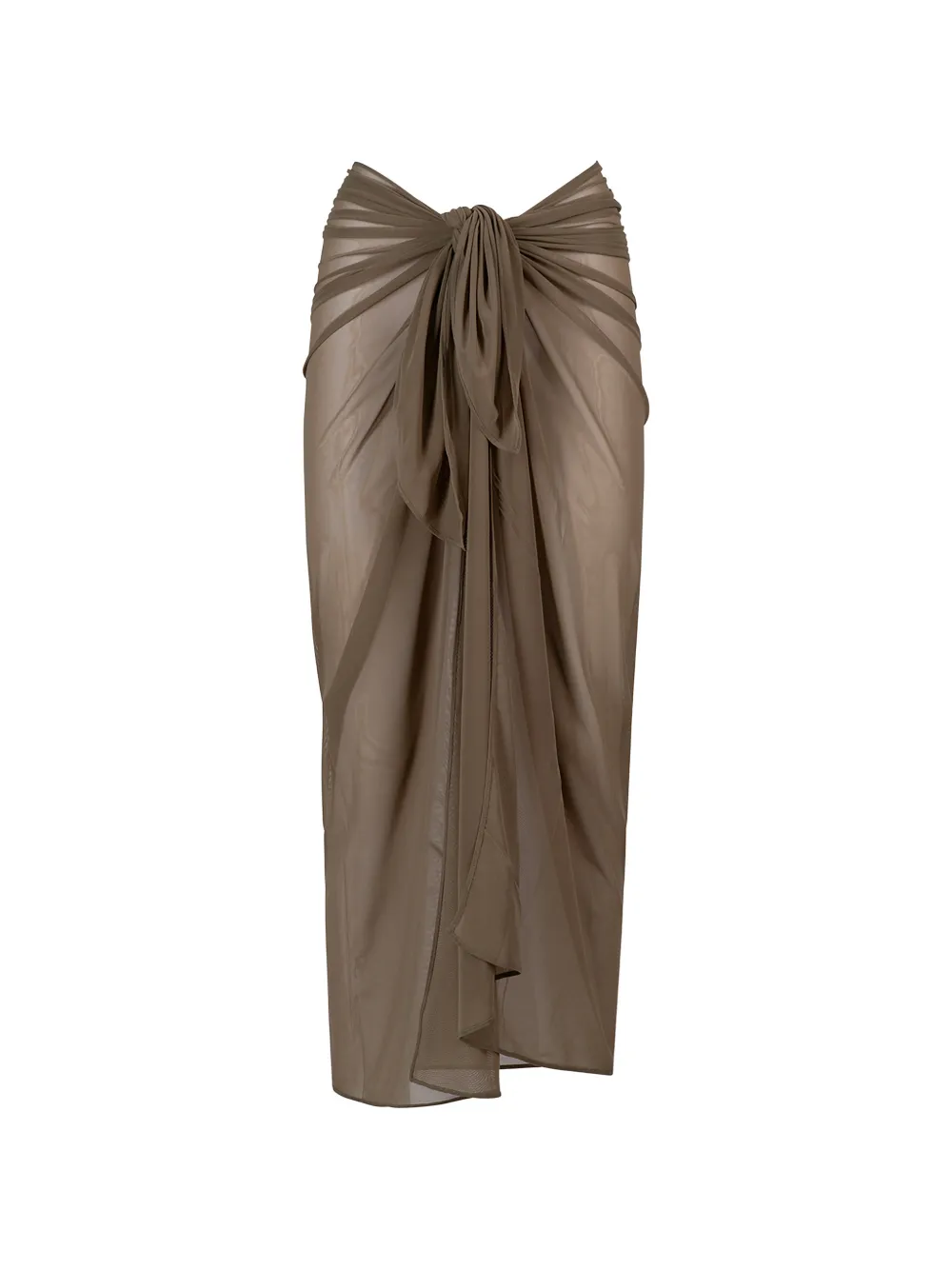 Fisico knot sarong - Braun