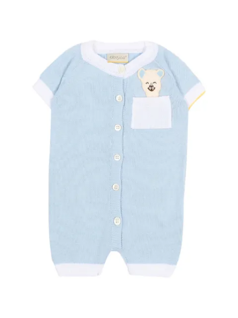 Gensami kids pocket-bear romper