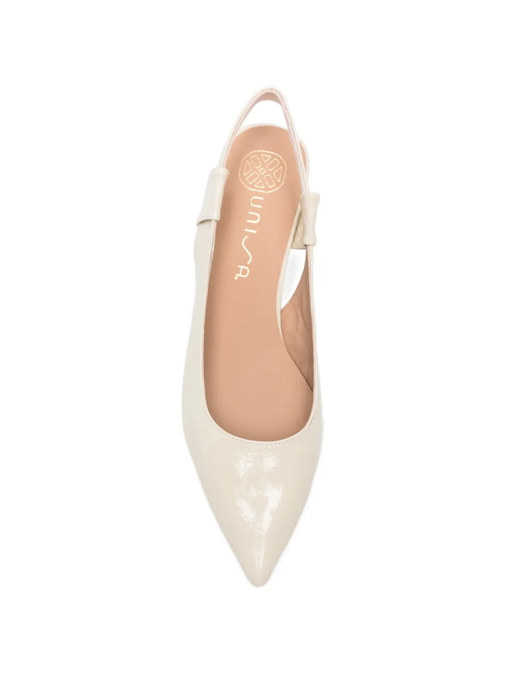 Unisa Javea slingback sandalen met puntige neus Beige
