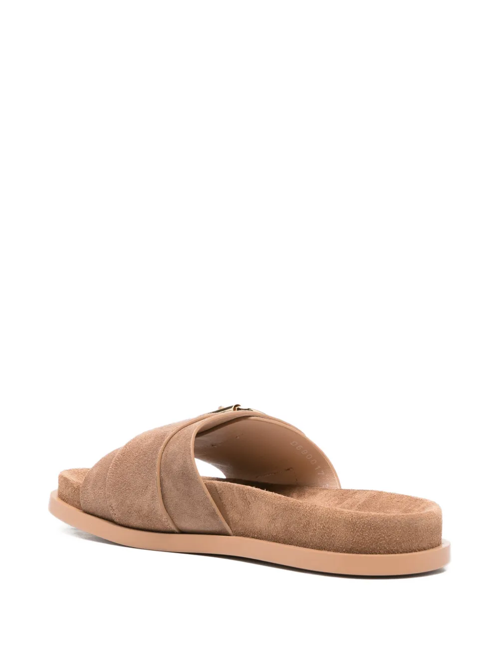 AGL Christina sandalen met gesp Bruin