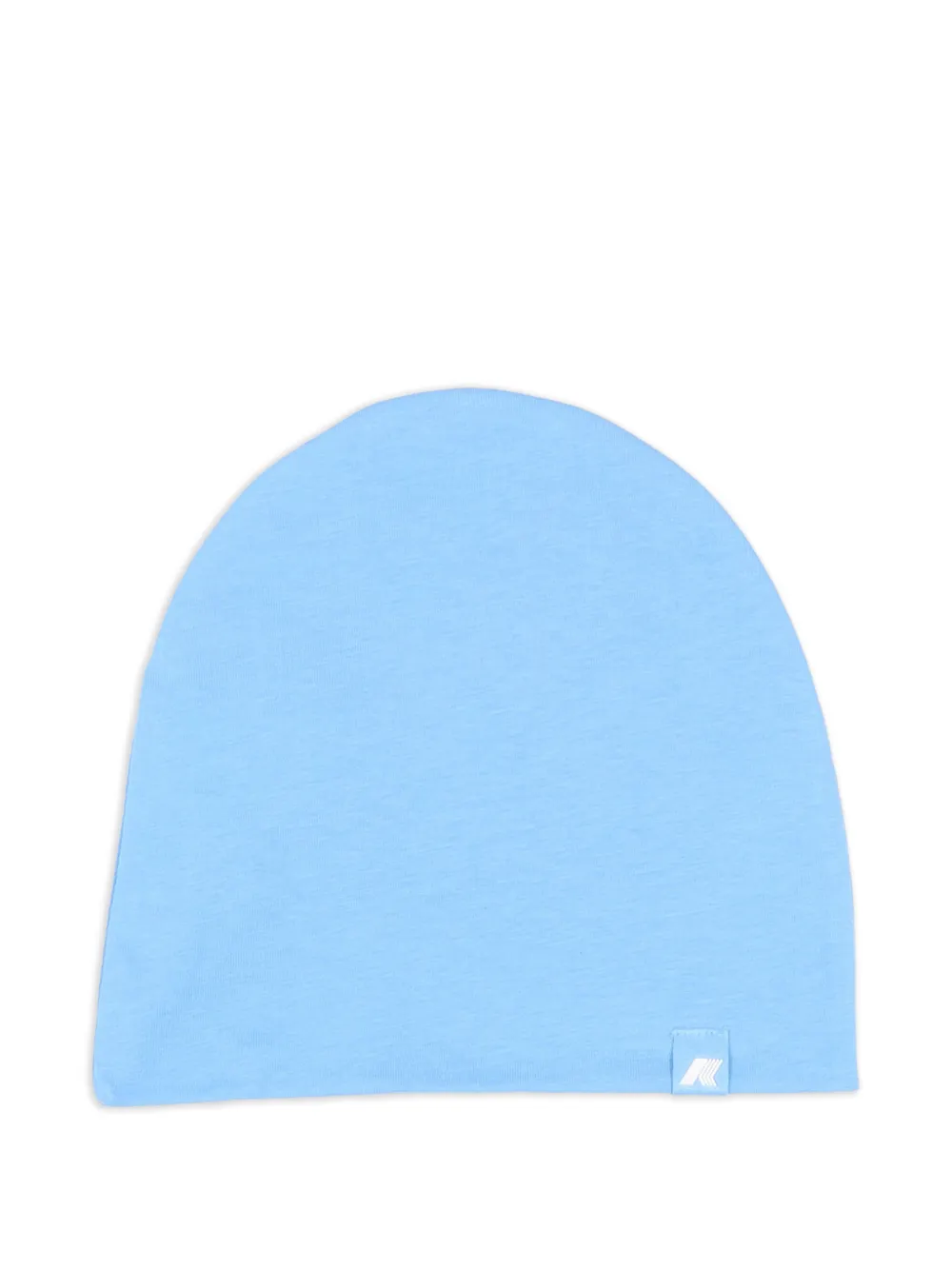 K Way Kids logo-patch beanie hat - Blu