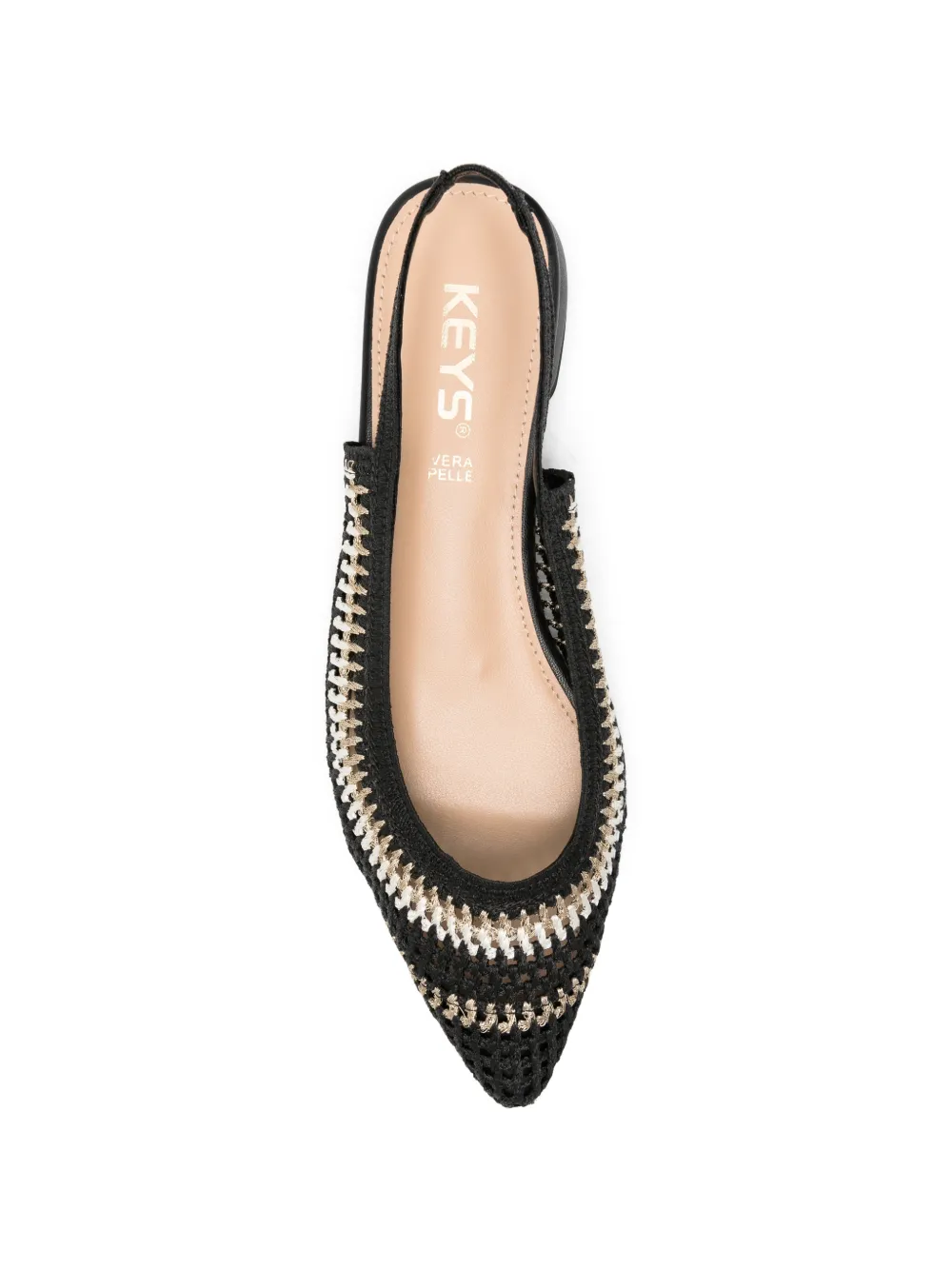 KEYS Slingback pumps Zwart