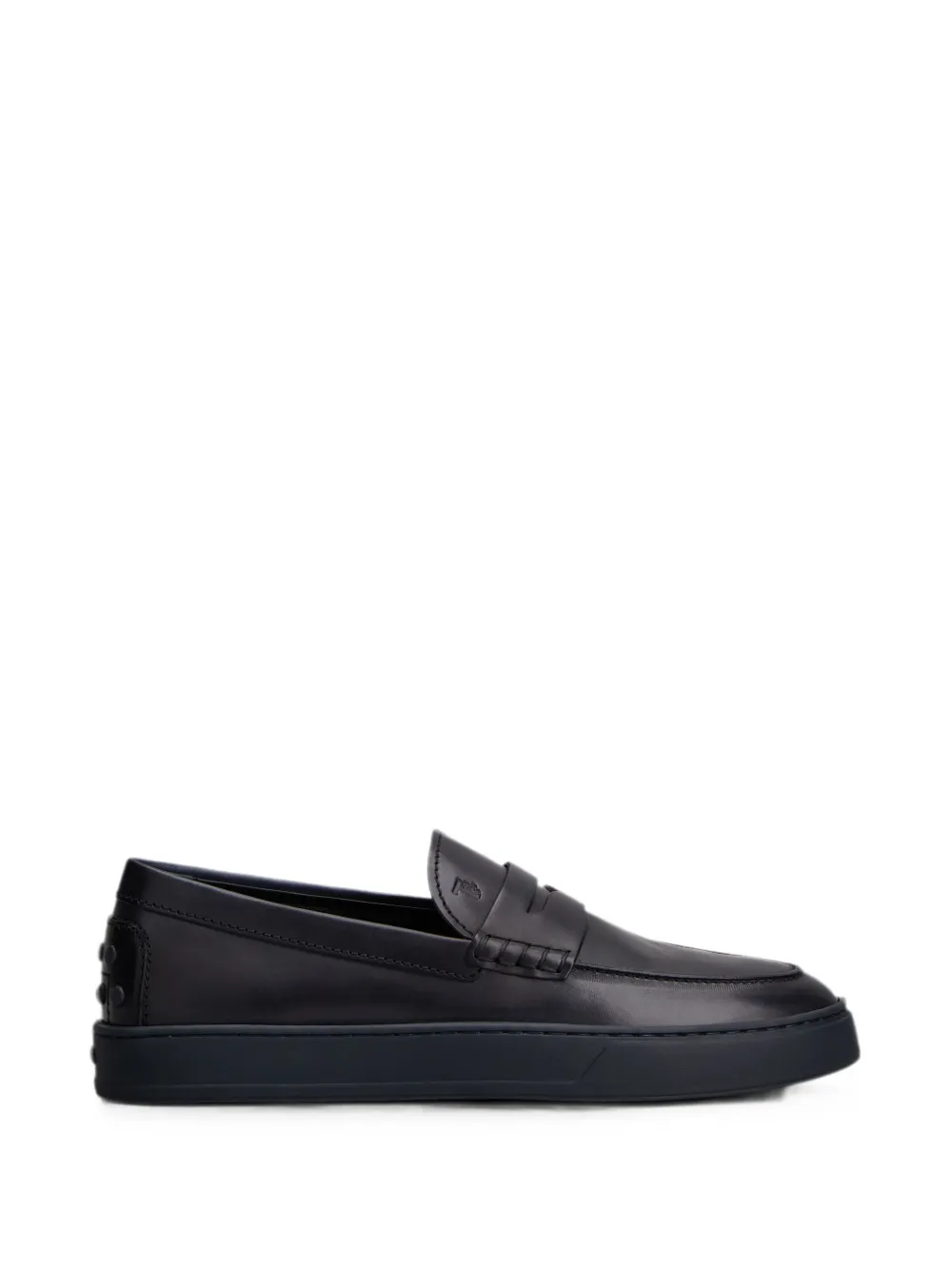 Tod's loafers in leather Blauw
