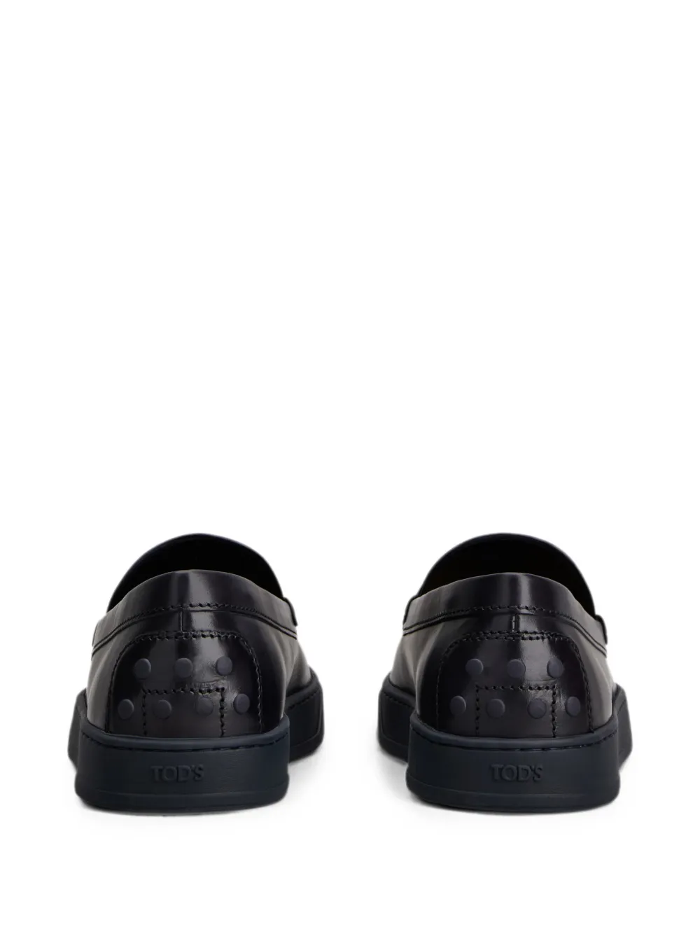 Tod's loafers in leather Blauw