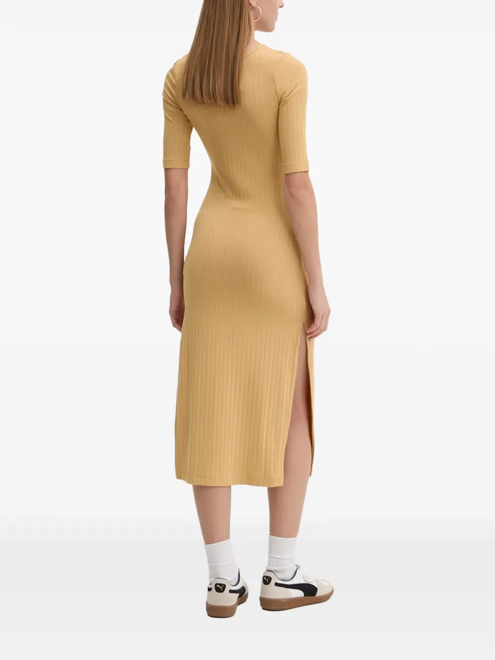 Billabong Take Time midi-jurk Geel